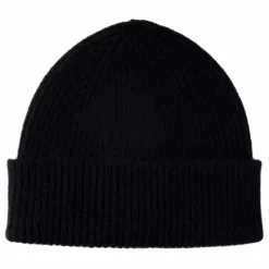 Bonnet adulte en laine vierge | Noir