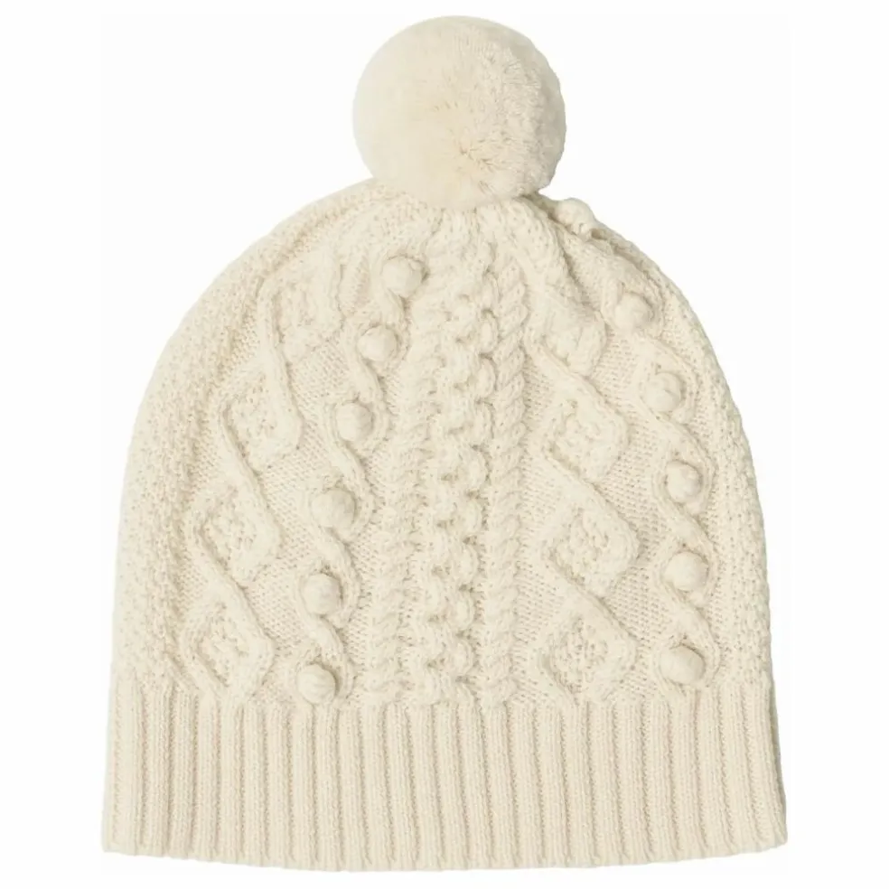 Bonnet Aran Laine de Mérinos | Ecru