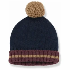 Bonnet Brian Laine Mérinos | Bleu marine