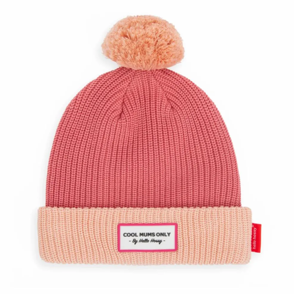Bonnet Color Block Coton Bio | Rose
