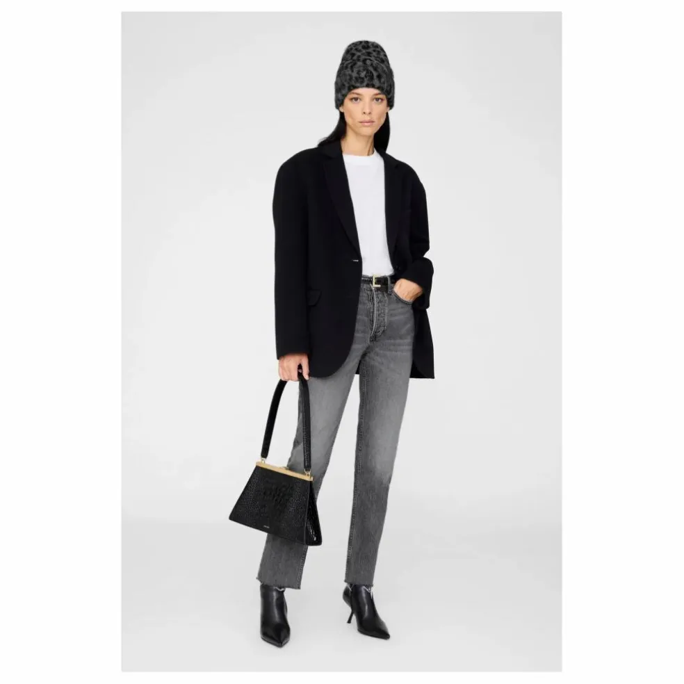 Bonnet Elia Léopard Alpaga | Gris