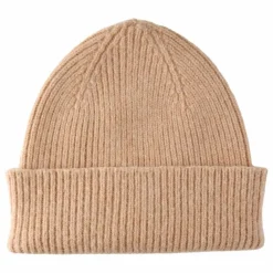 Bonnet enfant en laine vierge | Beige chiné