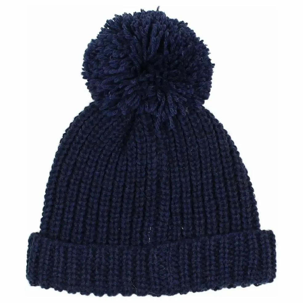 Bonnet Laine Alpaga | Bleu marine