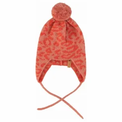 Bonnet Léopard Laine | Rose