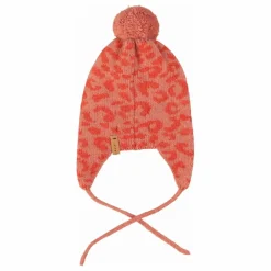 Bonnet Léopard Laine | Rose