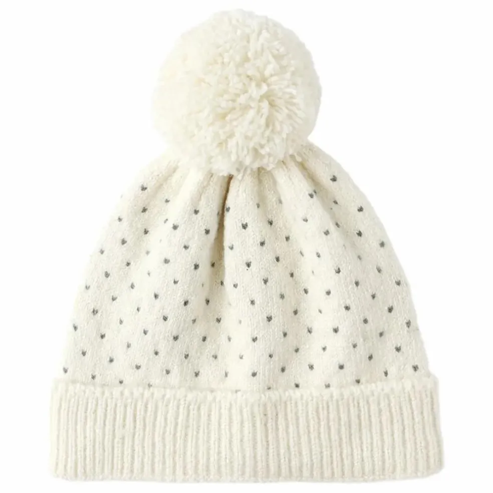 Bonnet Maille Chiné | Ecru