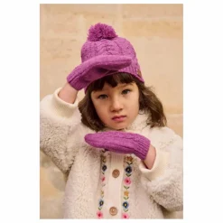 Bonnet Pompon Laine | Framboise