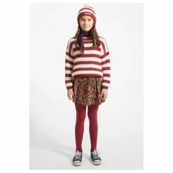 Bonnet Rayé Laine | Bordeaux