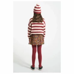 Bonnet Rayé Laine | Bordeaux