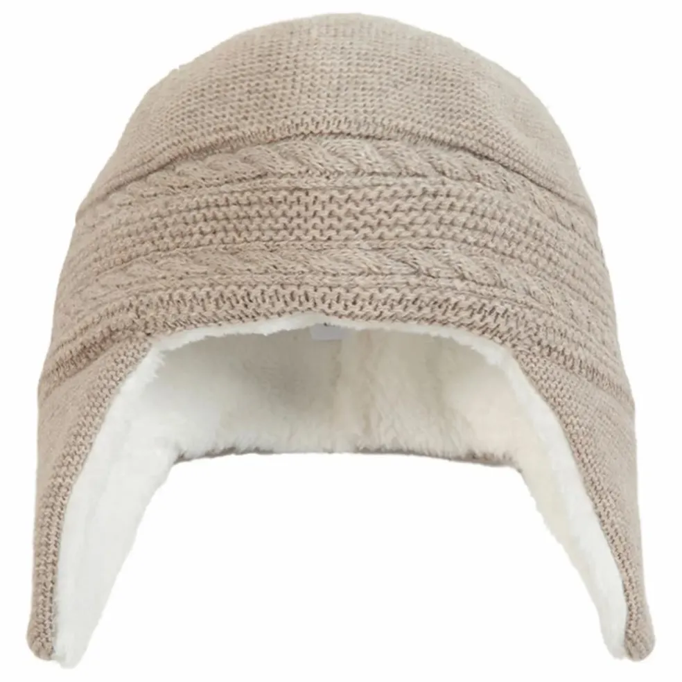 Bonnet Torsades Laine | Grège