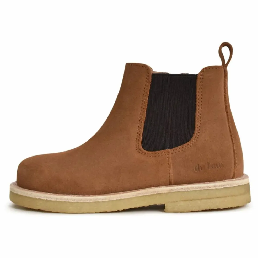 Boots Du Cos Suède | Cognac