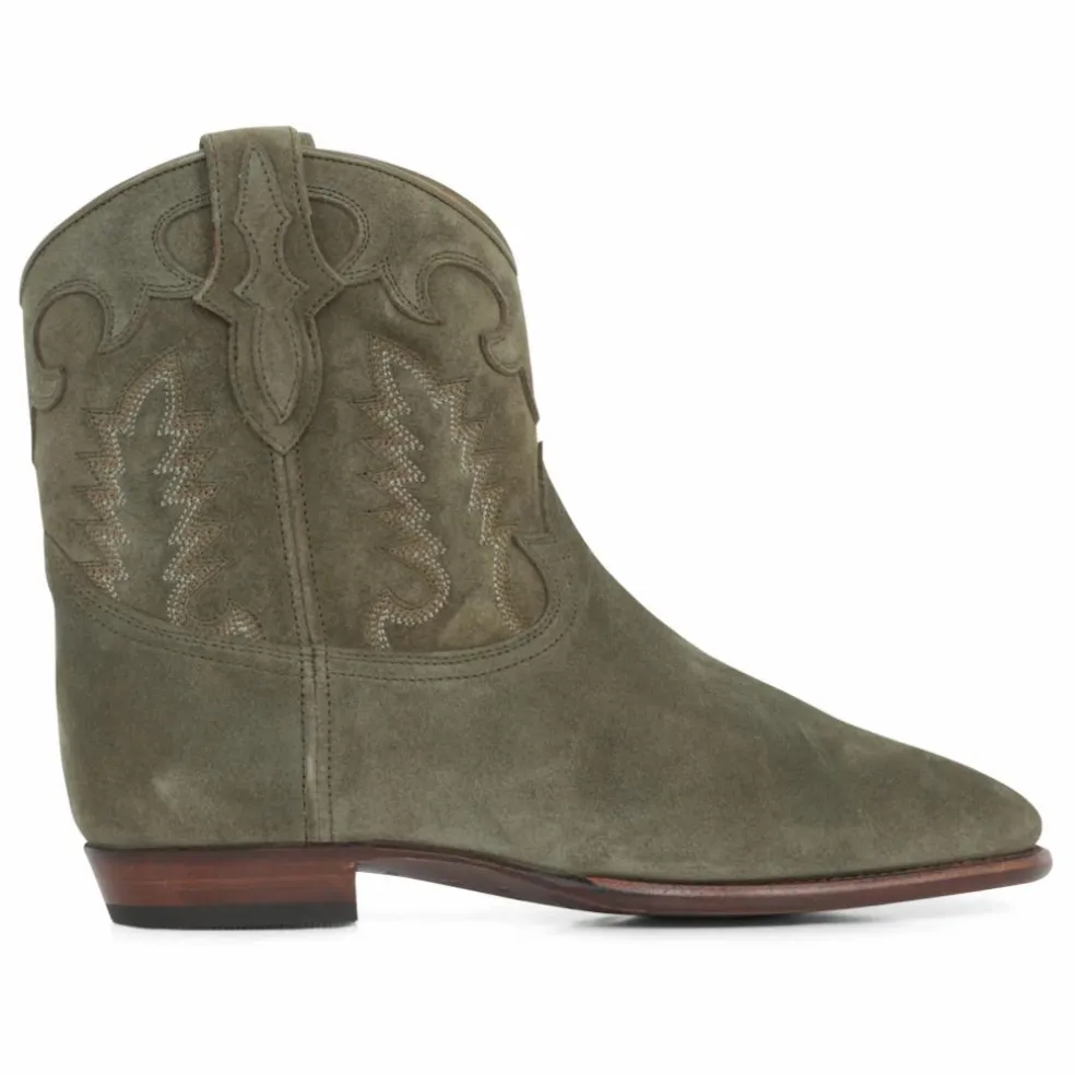 Boots Early Midnight Daim | Vert kaki