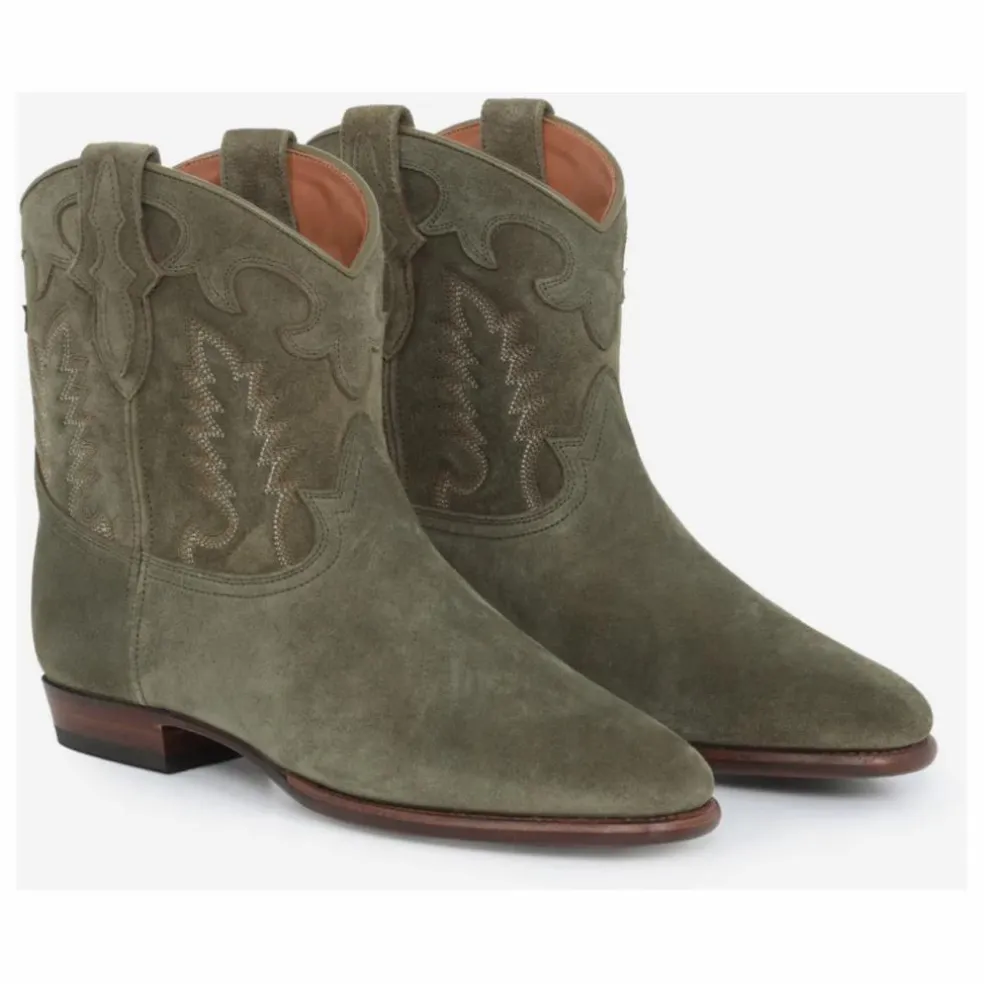 Boots Early Midnight Daim | Vert kaki