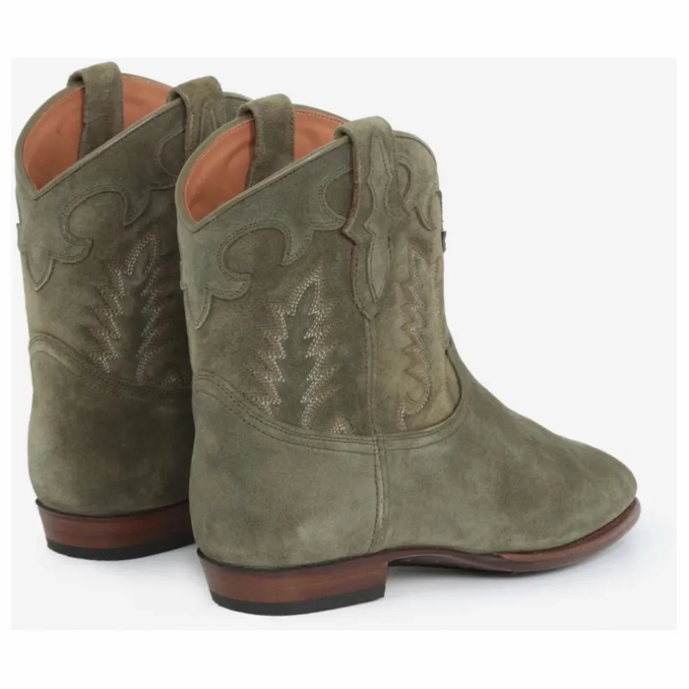 Boots Early Midnight Daim | Vert kaki