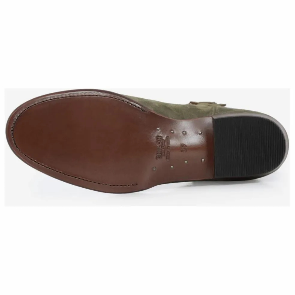 Boots Early Midnight Daim | Vert kaki