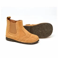 Boots en Daim Zip | Caramel