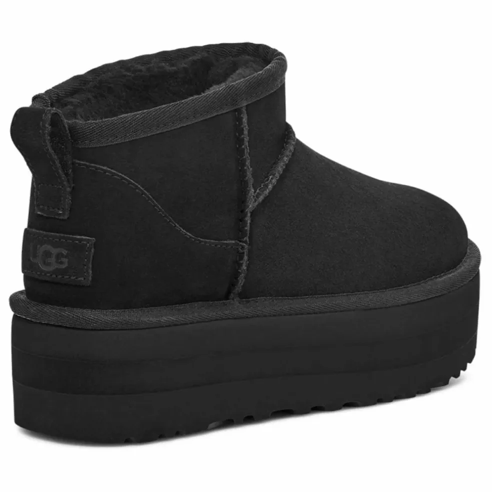 Boots Fourrées Classic Mini Platform | Noir