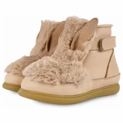 Boots Fourrées Roumi Lapin | Beige