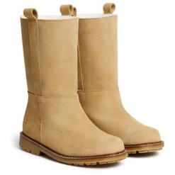 Boots Gab en cuir blanc | Beige
