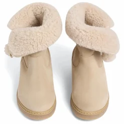 Boots Julienne Cuir | Beige