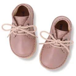 Boots Lacets Scallop | Rose