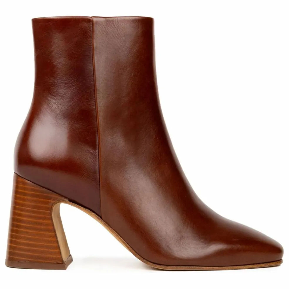 Boots Norma Cuir | Marron clair