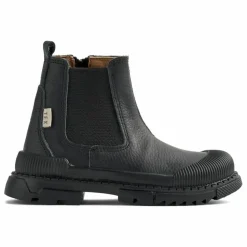 Boots Saida Tex Cuir | Noir