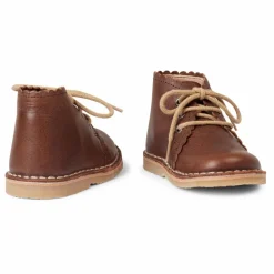 Boots Scallop | Marron