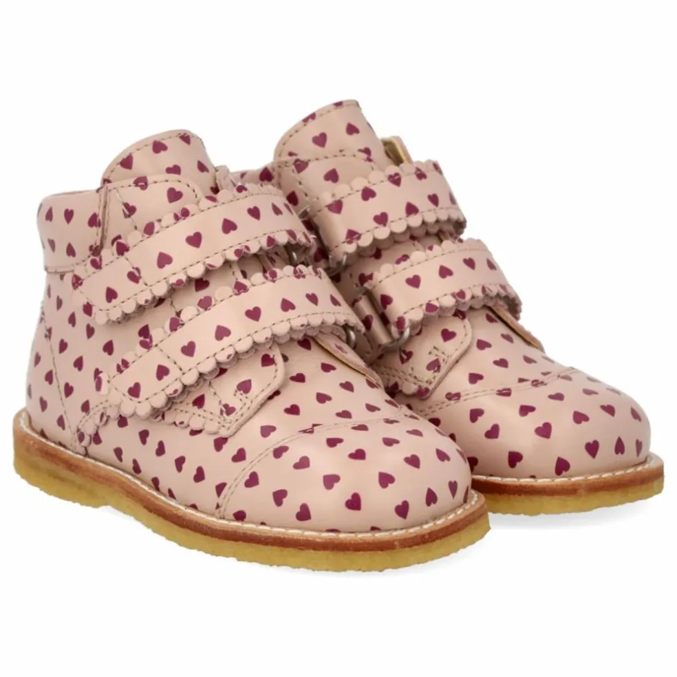 Boots Scratchs Cœurs | Rose