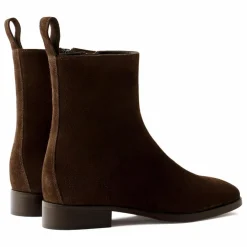 Boots West Croûte de Cuir | Marron