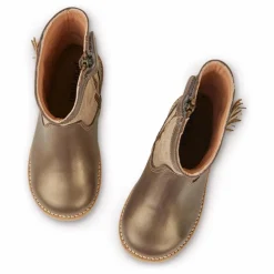 Boots Zip Lorride Franges | Doré
