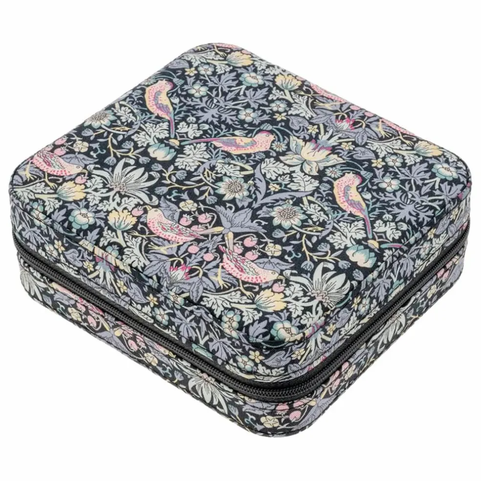 Boîte à Bijoux Carrée MW Liberty Strawberry Thief | Noir