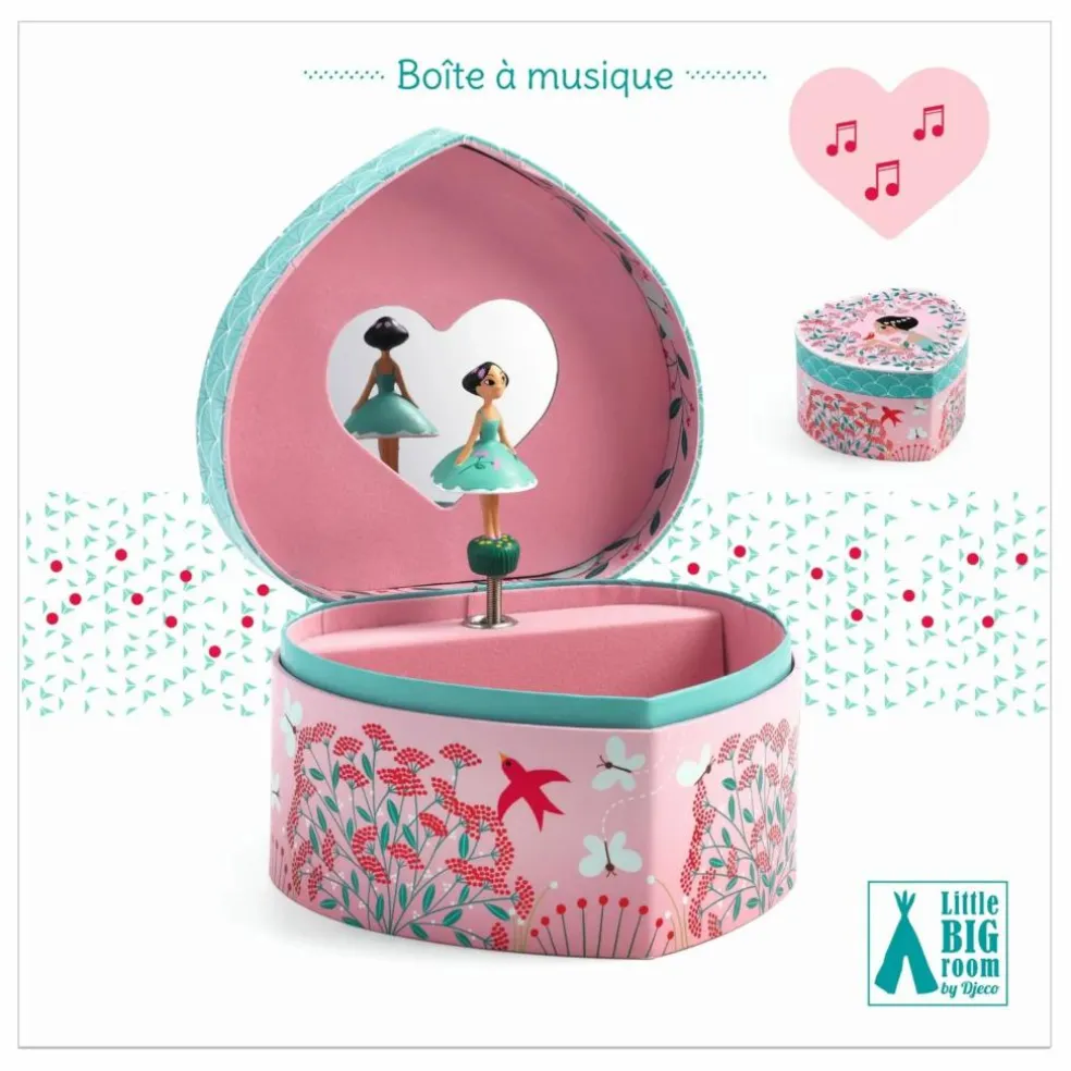 Boîte à bijoux Mélodie du printemps | Rose