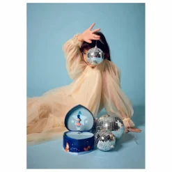 Boîte à bijoux Patineuse | Bleu