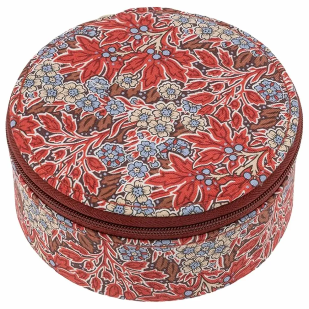 Boîte à Bijoux Ronde MW Liberty Aubrey Forest | Rouge