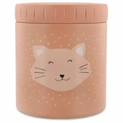 Boîte à goûter isotherme 500 ml Mrs Cat | Rose