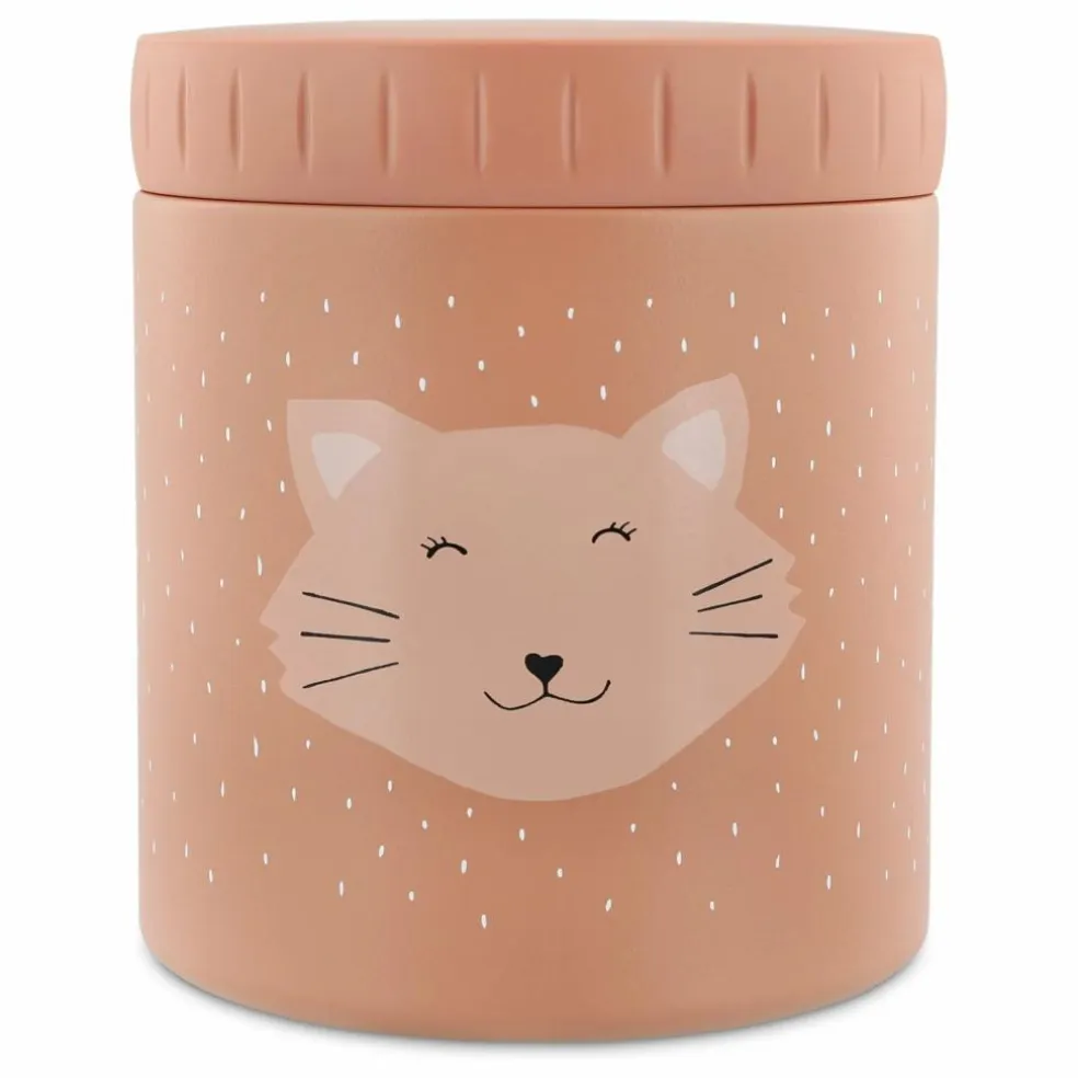Boîte à goûter isotherme 500 ml Mrs Cat | Rose
