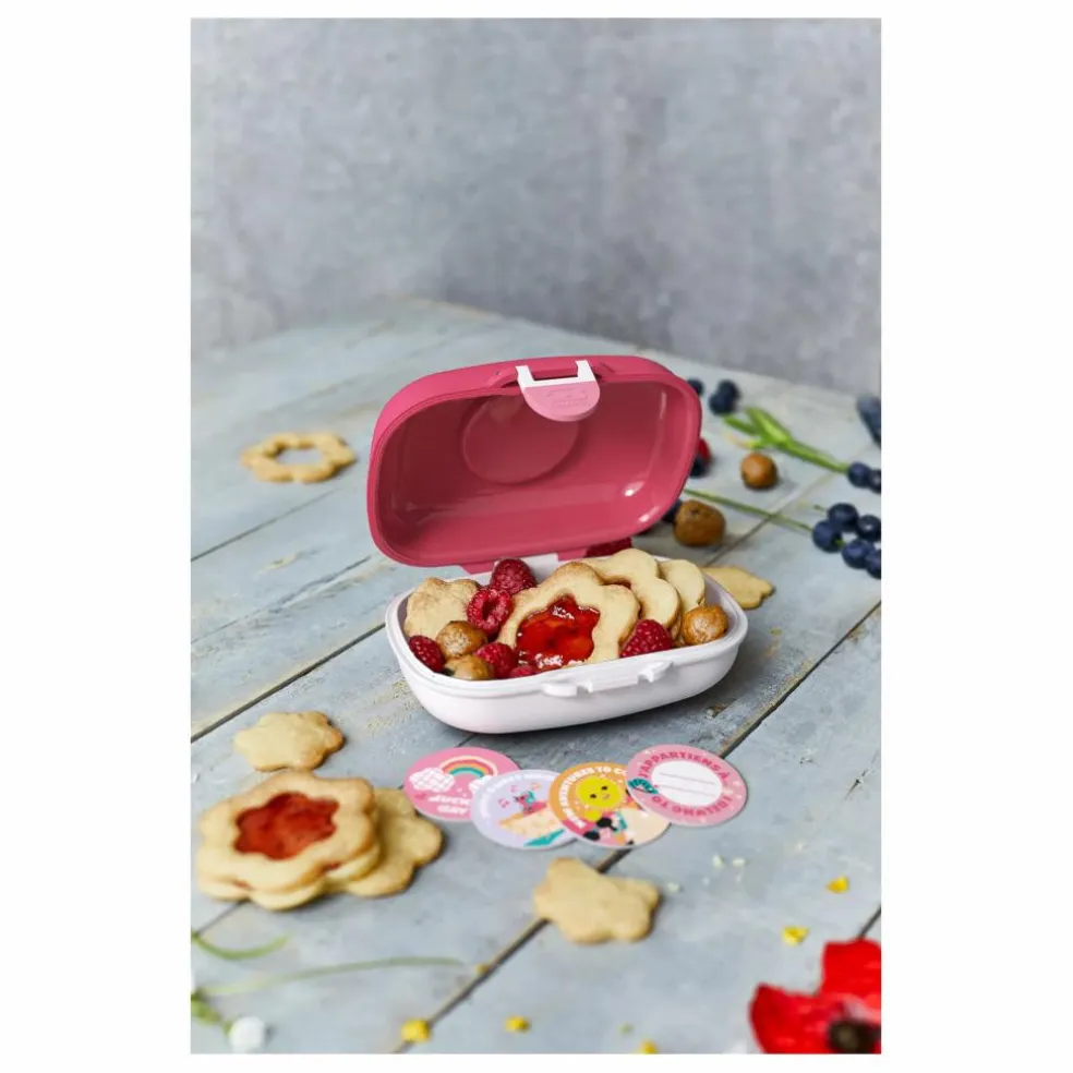 Boîte à goûter MB Gram Oiseaux | Rose