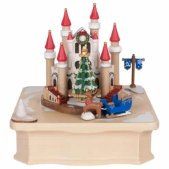 Boîte à musique Château de Noël