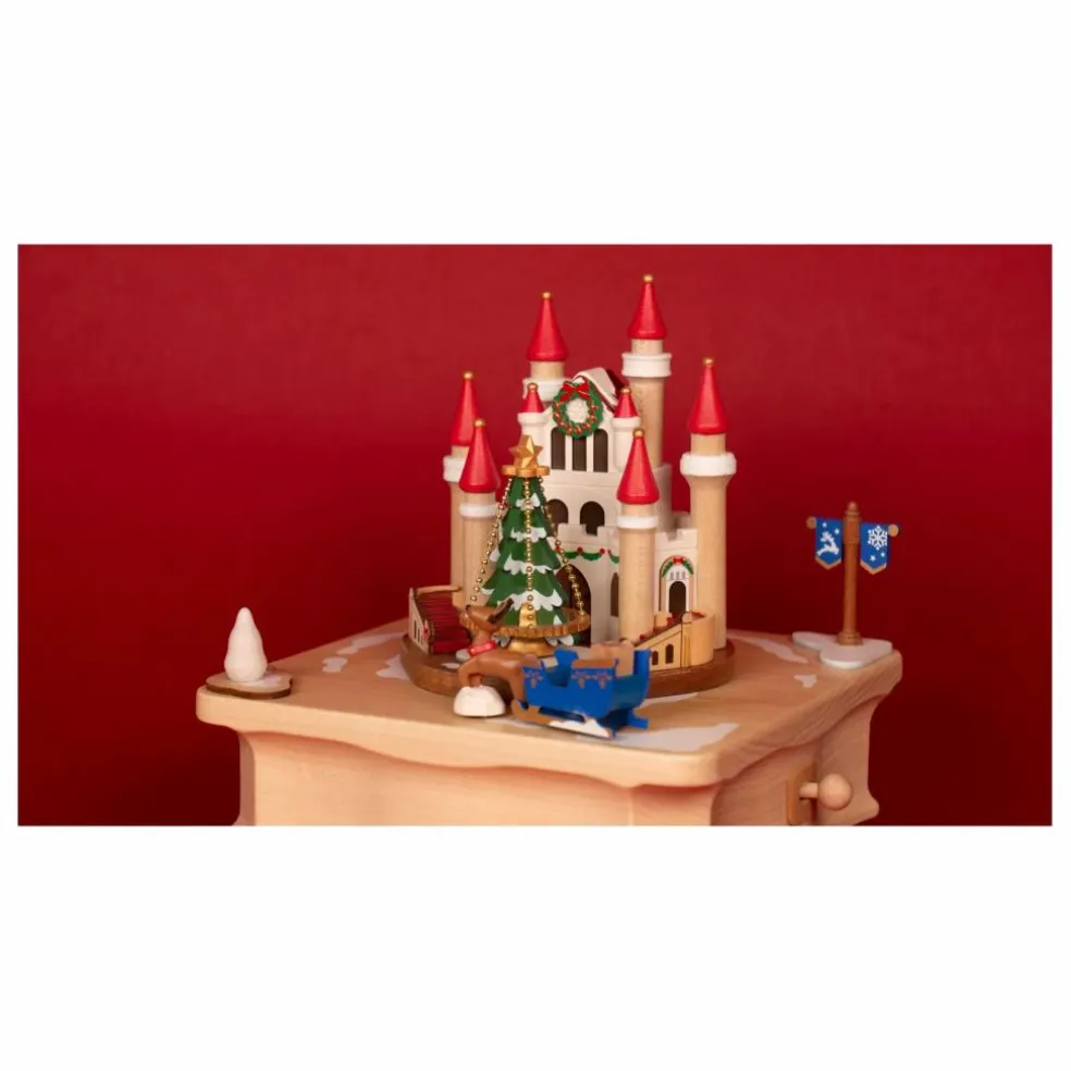 Boîte à musique Château de Noël