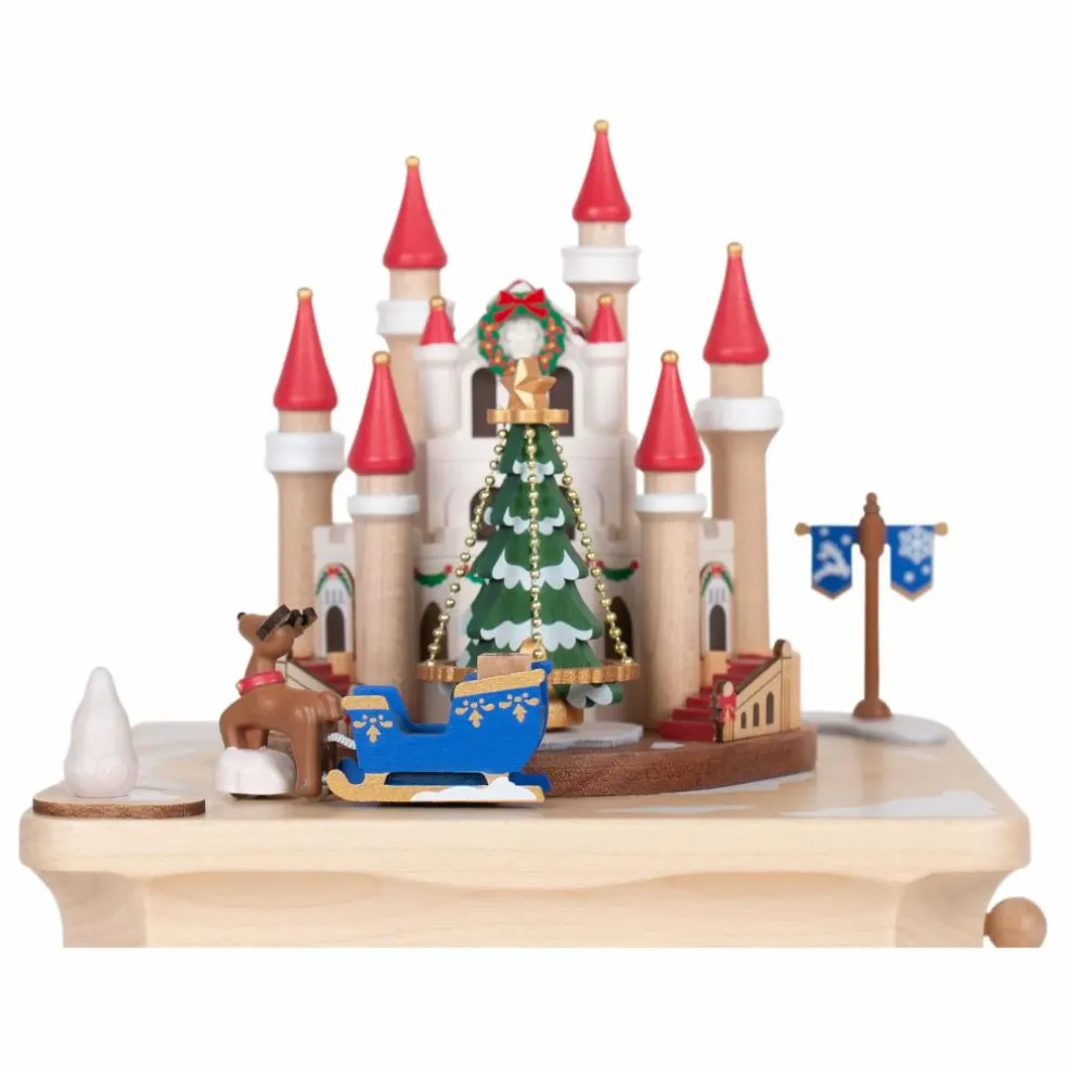 Boîte à musique Château de Noël