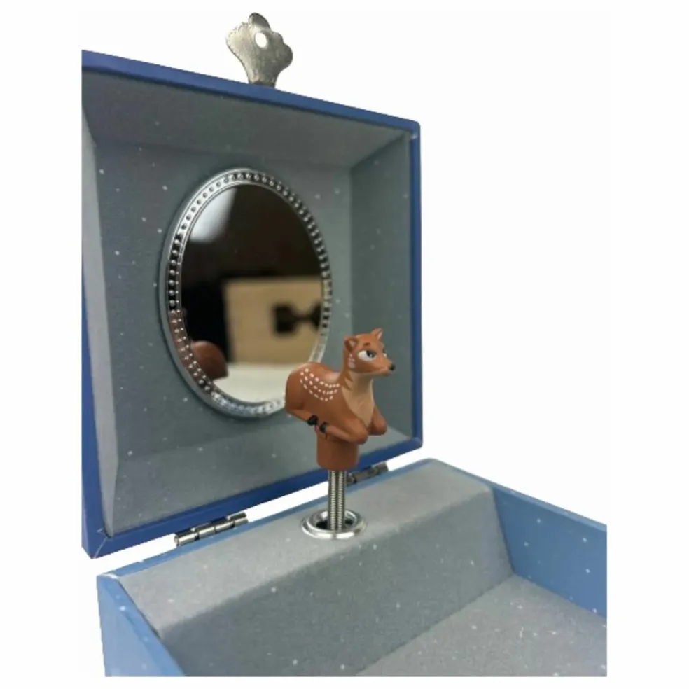 Boîte à musique phosphorenscente Renard | Bleu