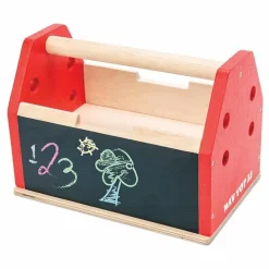 Boîte à outils en bois et ses 11 accessoires