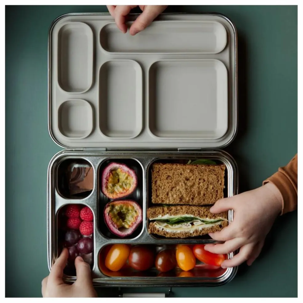 Boîte à repas Steel | Rose poudré