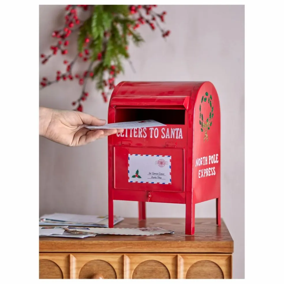 Boîte aux lettres décorative Carlo | Rouge