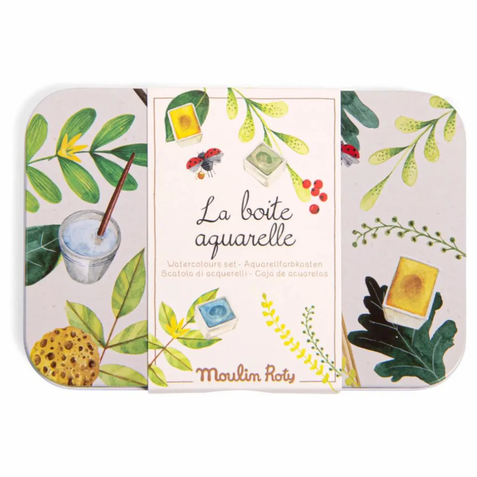 Boîte d'aquarelles Le Jardin du Moulin