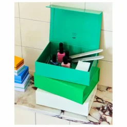 Boîte de rangement Colour | Vert émeraude