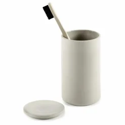 Boîte ronde avec couvercle | Beige