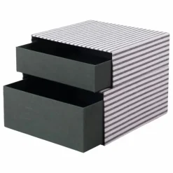 Boîtes de rangement en carton Cecelia - Set de 2 | Lilas