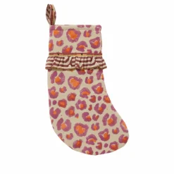 Botte de Noël en coton | Rose